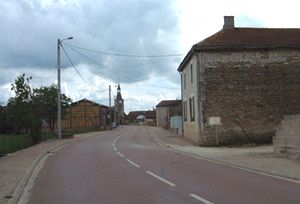 Le village en arrivant de Thilleux