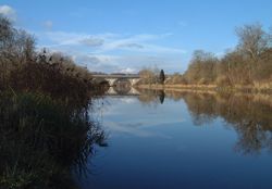 Le Pont de 100 m sur le Canal Marne/Sane