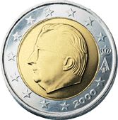 Face belge de 2 euros
