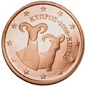 2 centimes face Chypriote