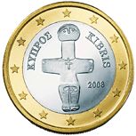 1 euro face Chypriote