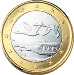 Face finlandaise de 1 euro
