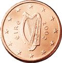 Face irlandaise de 2 centimes