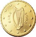Face irlandaise de 10 centimes