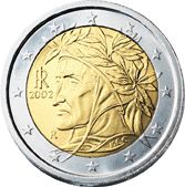 Face italienne de 2 euros