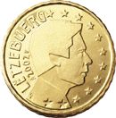 Face luxembourgeoise de 10 centimes