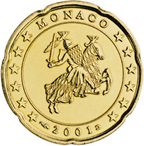 Face mon�gasque de 20 centimes