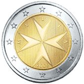 2 euros face Maltaise