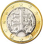 1 euro face Slovaque