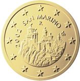 Face Saint-Marin de 50 centimes