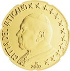 Face du Vativan de 20 centimes