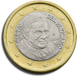 1 euro face du Vatican %283%E8me s%E9rie%29