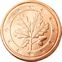 2 centimes face allemande