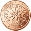 2 centimes face autrichienne