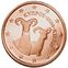 2 centimes face Chypriote