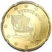 20 centimes face Chypriote