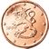 1 centime face finlandaise