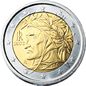 2 euros face italienne