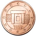 2 centimes face Maltaise 2 centimes face Maltaise