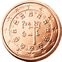 2 centimes face portugaise