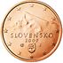 5 centimes face Slovaque 5 centimes face Slovaque