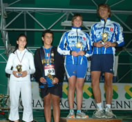 Podium mixte