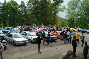 Un grand intrt du public au parking