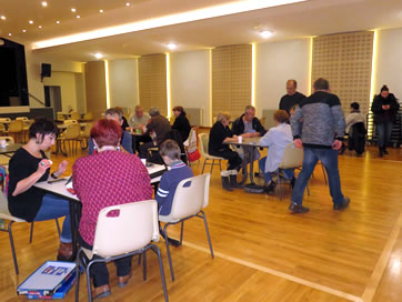 Une salle tr�s clairsem�e...dommage