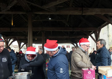 Le vin chaud a eu du succ�s !