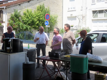 Monsieur le maire en visite