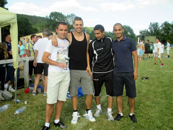 Alban, Thomas et leurs co�quipiers de Joinville