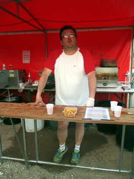 Le Pr�sident, � la buvette