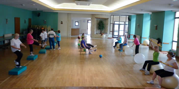 Une s�ance de gym en 2012