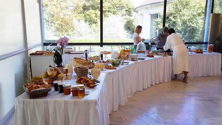 Le succulent buffet qui attendait les membres