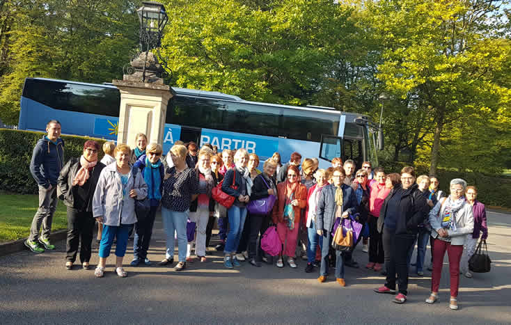 A la descente du bus
