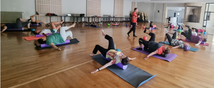 Une s�ance de pilate