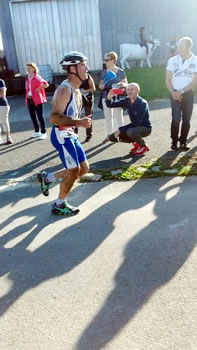 Fabrice en course � pied