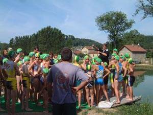 Lecture du rglement au triathlon du Vallage