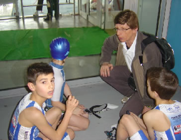Coach Denis et jeunes