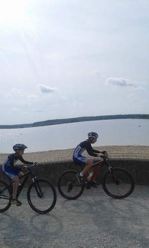 Arthur et Jules 1er km  VTT