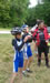 Arthur et Jules  la sarbacanne au 3me km  VTT