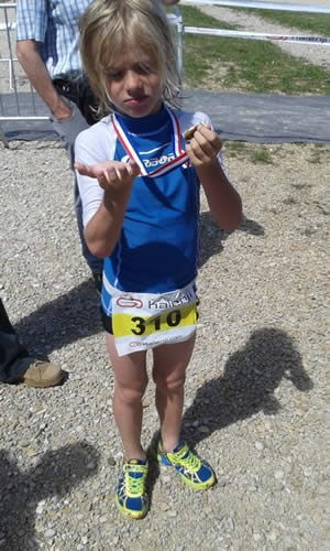 Gabriel Jeanson, vainqueur poussins