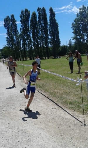 Maxime en fin de course  pied