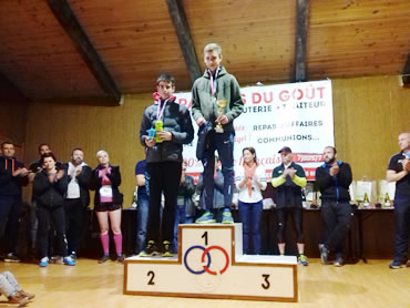 Le podium Cadet