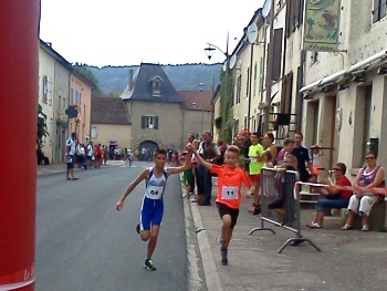 L'arrive de Jules Stphan et Arthur Coupas main dans la main