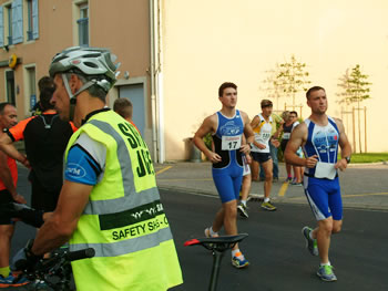 Les coureurs  l'chaffement