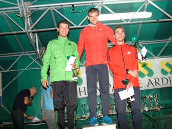 Podium masculin du 10 km