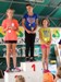 Le podium fminin du 1000 m