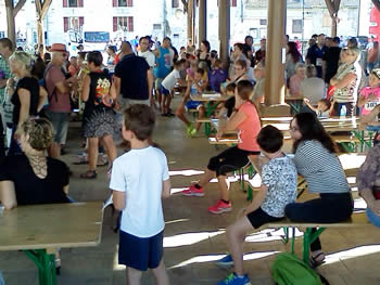 L'ambiance  la remise des coupes