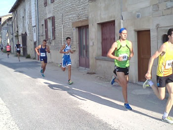 Sur le 5 km, Jules Stphan (cadet) lutte parmi les grands